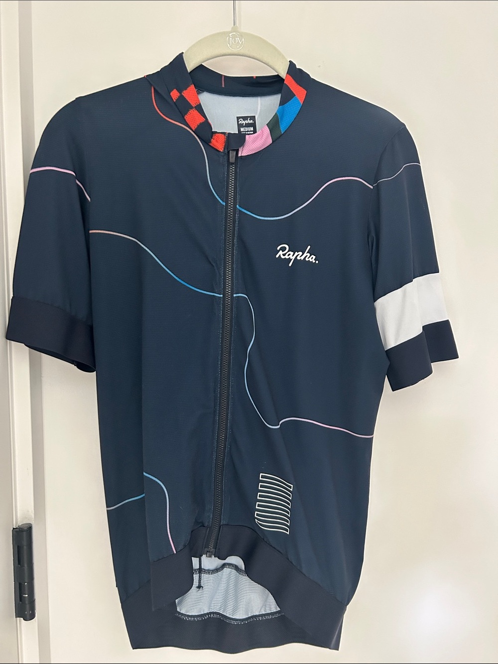 Rapha Navy Cycling Jersey with different color Accents